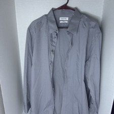 calvin klein slim fit wrinkle free shirt