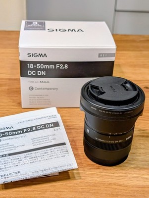 Sigma 18-50mm F2.8 DC DN für Sony E-Mount Objektiv, Objektivbajonett schwarz OVP