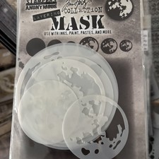 Tim Holtz Stampers Anonymous Layering "MOON MASK" Stencils