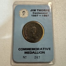 Jim Thorpe Commemorative Medallion No 267