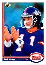 1991 Upper Deck - Phil Simms #181 [00712]