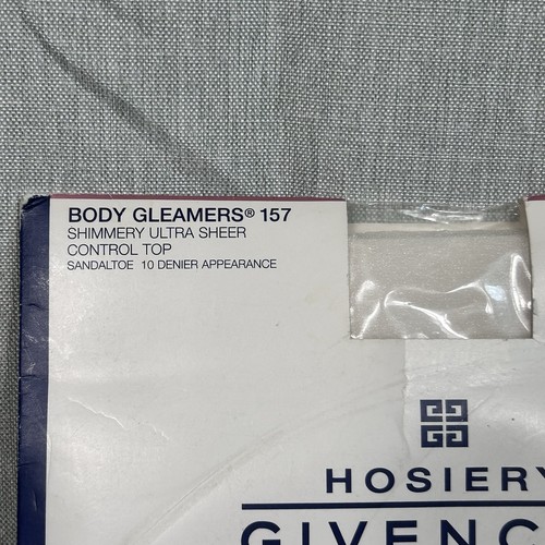 Givenchy Strumpfbody glänzend Gr. C Kristall Vintage schimmernd ultra transparent - Bild 3 von 6