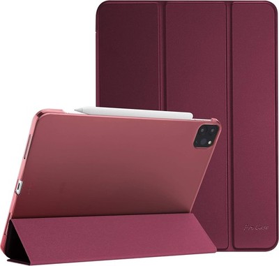 Case for iPad Pro 12.9 2022/2021, Slim Stand Hard Back Shell Smart Cover