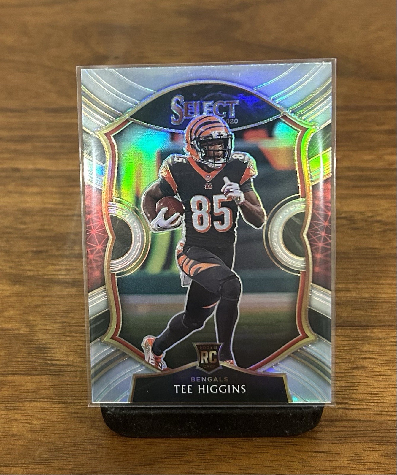 Tee Higgins - 2020 Panini Select Silver Prizm Rookie RC Concourse #60