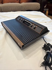 Atari 2600 System Bundle Console 26 Games 2 Joystick Paddles OEM Power WORKS!
