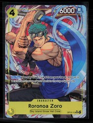 Roronoa Zoro (Alternate Art) OP15-113 Adventure on Kami's Island Super Rare