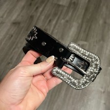 Nocona western bling Tooled Leather Western Belt small cowgirl horse concert