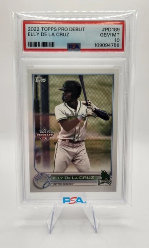2022 Topps Pro Debut Elly De La Cruz #PD-189 PSA 10