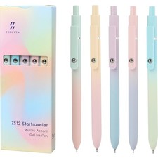 Gel Pens 0.7mm Black Ink Fine Point Quick Dry Writing Supplies