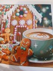 Large Stamped Cross Stitch Gingerbread House 11ct 50x50cm 40 Colors