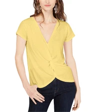 I.N.C Womens Twisted Pullover Blouse