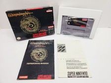 Wizardry V: Heart of the Maelstrom (Super Nintendo SNES, 1991) Boxed CIB Works