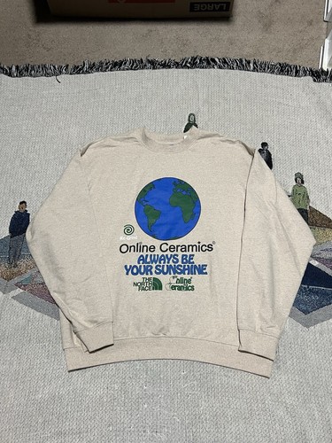 The North Face x Online Ceramics Regrind Crew Sweatshirt Large