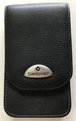 SAMSONITE Makemo 30 schwarze Echtleder - Kameratasche NEU