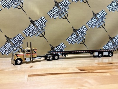 ミニカー DCP 1/64 PMI Peterbilt379 DCP 1/64 TEAL & WHITE PETERBILT 379 48
