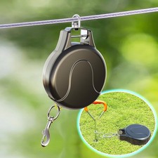 30ft Retractable Dog Leash, 2-in-1 Retractable Dog Lead for Zipline, Aerial Run
