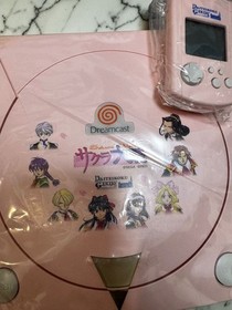 SEGA Dreamcast Sakura Wars Limited Pink Console Bundle with Controller Excellent