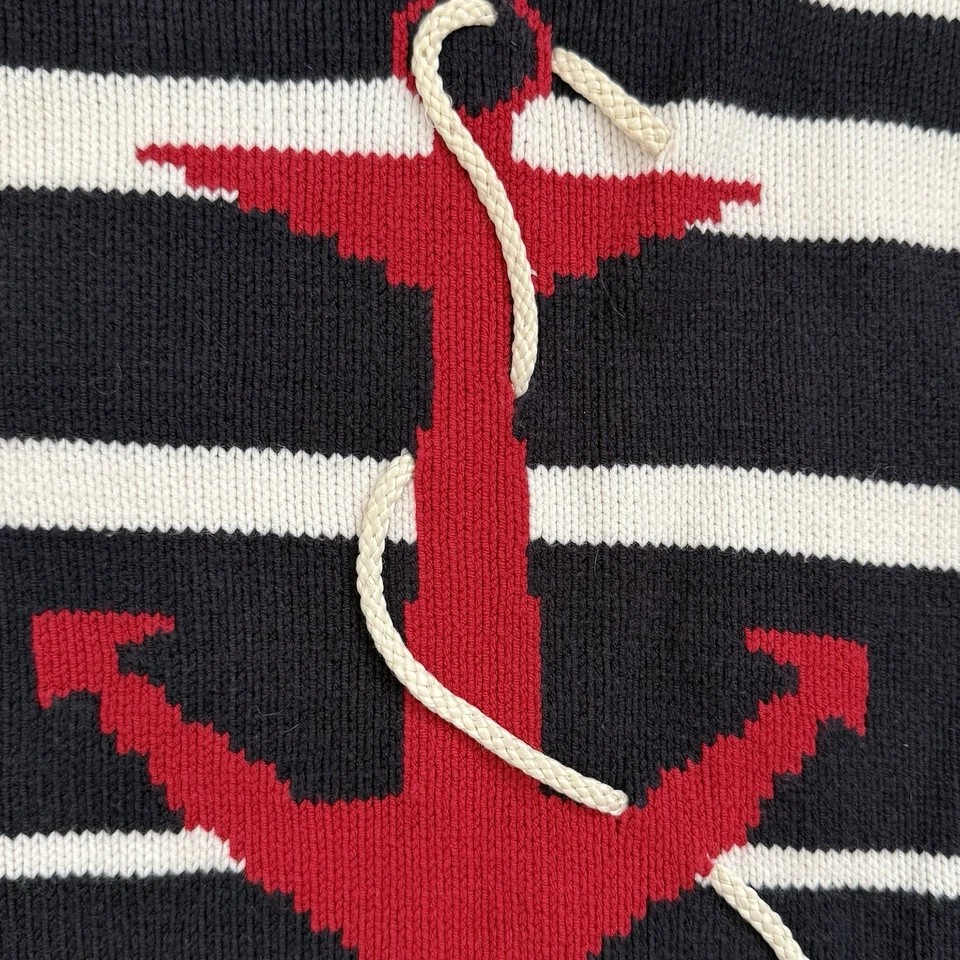 针织套衫航海锚女式 1X 东海岸学院风 Old Money Heritage  — 第 3/4 张图片