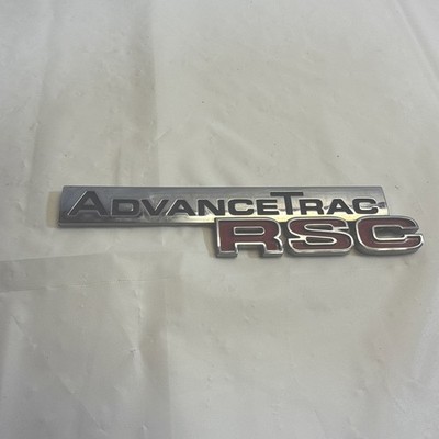OEM Ford AdvanceTrac RSC Emblem Chrome Red 2005 2014 F150 Explorer Expedition