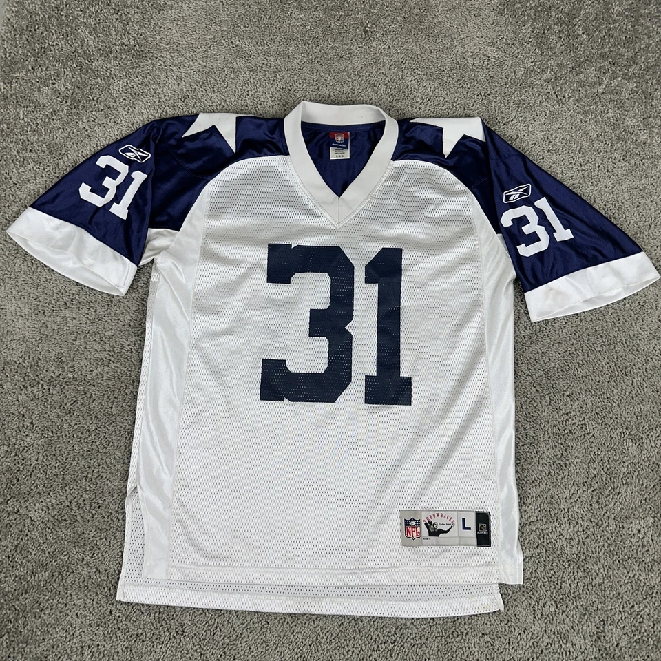 Dallas Cowboys Football Jersey Mens Large NFL Throwback R Williams Reebok - Image 2 of 4