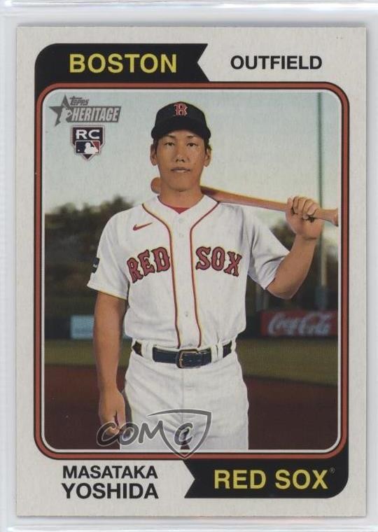 2023 Topps Heritage Rookie Variation SP Masataka Yoshida #108 0o5