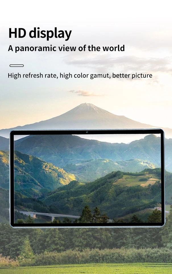 New Tablet 10. 1 inch 8G+256G ROM Android 12 Wifi 5G/4G Dual SIM Bundle Keyboard - Image 4 of 4