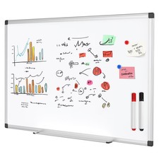 Gianna Magnetic Dry Erase Board Aluminum Frame Whiteboard