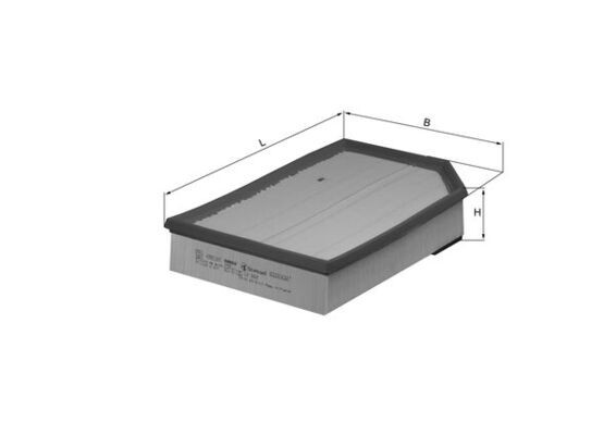 MAHLE LX 868 Air Filter for VOLVO