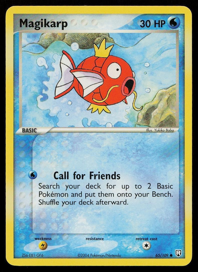 Magikarp 65/109 Common Team Rocket Returns Pokemon Near Mint