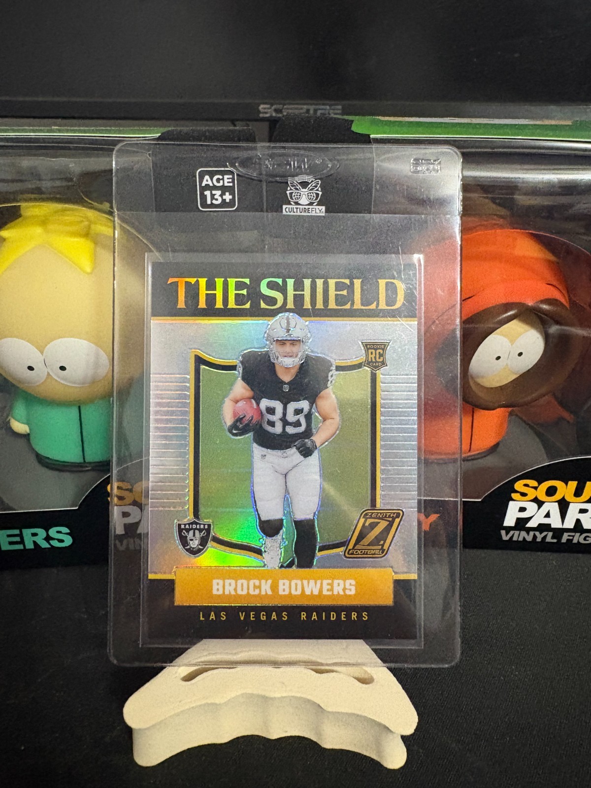 2024 Panini Zenith #8 Brock Bowers RC - The Shield - Case Hit SSP