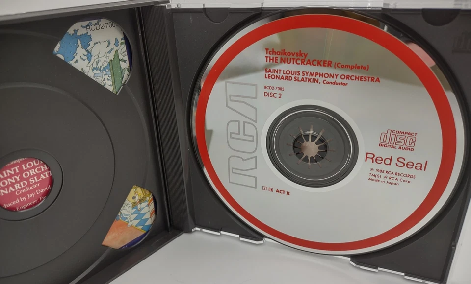 Tchaikovsky The Nutcracker (Slatkin, St Louis Sym Orch) RCA 2 CDs made in Japan  Foto 3 de 4