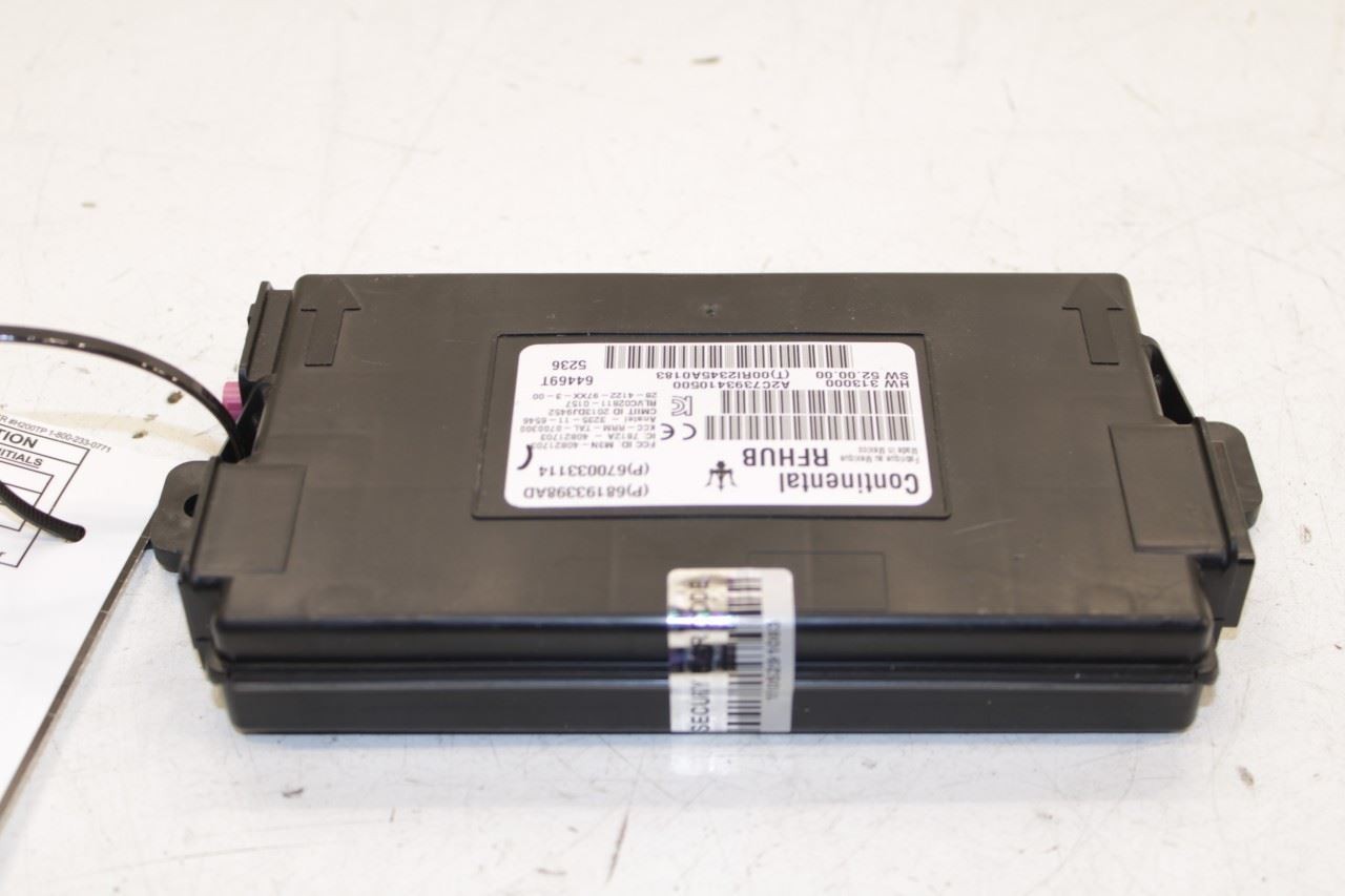 2016 Maserati Ghibli S Q4 3.0L Passive Remote Keyless Entry Start Control Module
