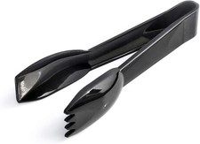 Pinzas Cocina 6 in Plastico Alta Temperatura Set 12 Negras