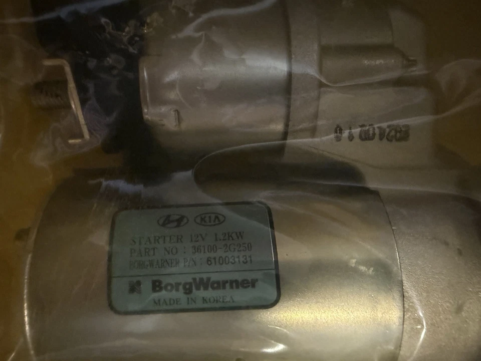 Conjunto de arranque Hyundai Sonata 2015-2019 36100-2G250 Foto 3 de 4