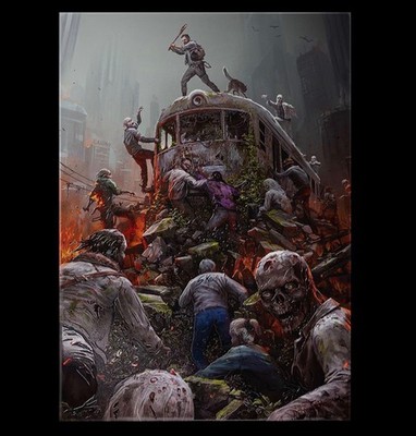 Surrounded! (#41/500) - Ultra Limited Edition Displate - Metal Poster