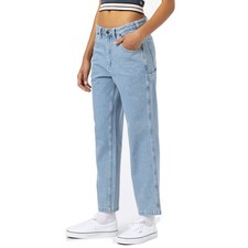 Dickies Womens Ellendale Denim Jeans - Vintage Aged Blue