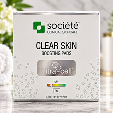 Soci t  Clinical Skincare Intra-cell Clear Skin Boosting Pads Face 2 SA 60