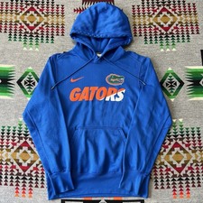 Florida Gators Nike Hoodie Mens Small Blue Pullover Therma-Fit NCAA Football B7