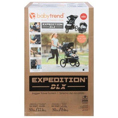 Baby Trend Expedition DLX Jogger Travel System Stroller & Car Seat,  Black/Gray | eBay