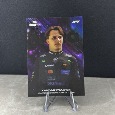   2026 Topps Formula 1 F1 Lights Out Oscar Piastri NERO SP Purple /75 Numbered