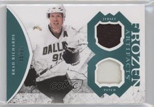 2011 Artifacts Frozen Jerseys Green Jersey/Patch 35/35 Brad Richards Patch 1t6