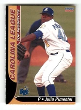2007 Choice Carolina League Prospect 24 Julio Pimentel ssp rare BXCP34