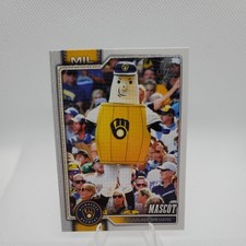 BARRELMAN 2026 Topps Series 1 Baseball Celebration M-27 Milwaukee Brewers Mascot