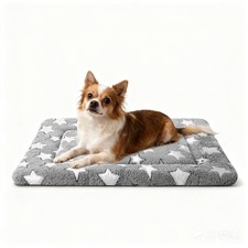 Dog Bed Mat, Reversible Crate Pads for Small/Medium/Large Dogs Cats Sleepin...