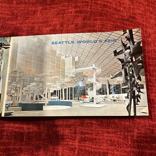 1962 Seattle World's Fair 20 Full Color Postcard Packet Crisp and Clean - Picture 17 of 19