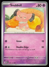 Snubbull 087/197 Common Obsidian Flames Pokemon Near Mint