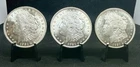 (3) 1921 90% Silver Morgan Dollars- AU-BU Condition (Lot of 3)