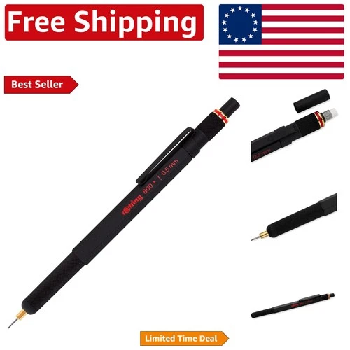 Professional 800+ Mechanical Pencil and Touchscreen Stylus, 0.5mm for Precision