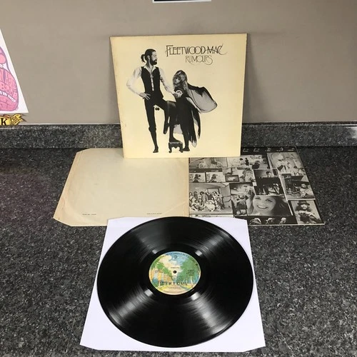LP VINYL FLEETWOOD MAC RUMOURS TEXTURED SLEEVE K56344 UK 1ST PRESS 1977 EX/NM-