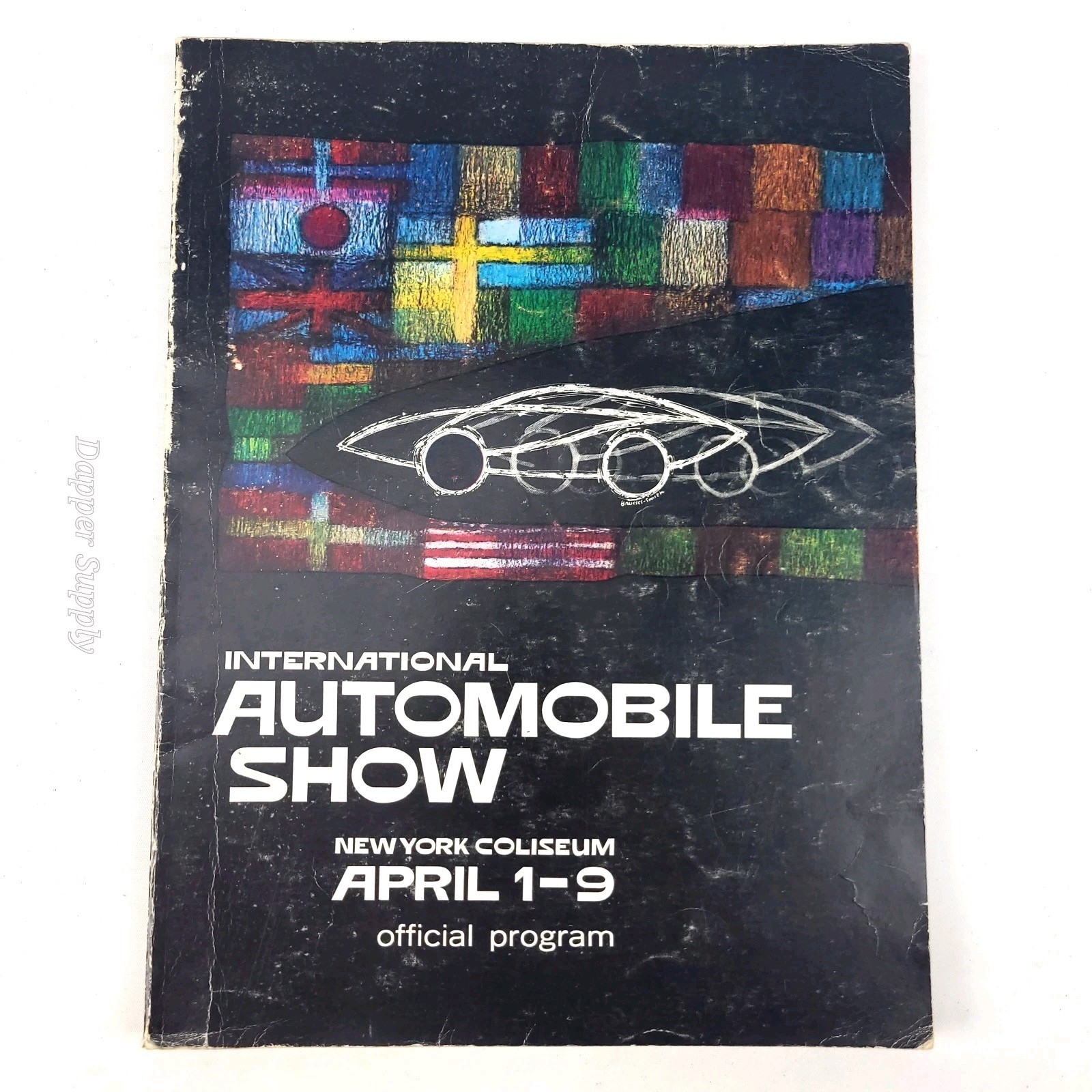 1972 New York International Automobile Show Program Coliseum April 1-9